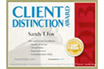 Client Distinction Award - Badge