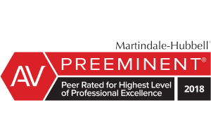 Av Preeminent / Martindale-Hubbell 2018 - Badge